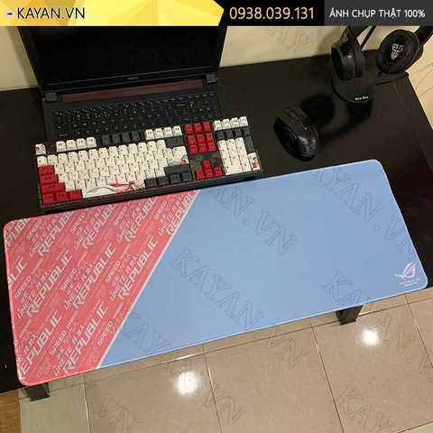 Lót chuột chống nước cỡ lớn 80x30cm dày 3mm ROG-03-80X30