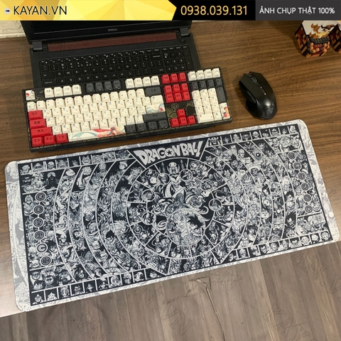 Lót chuột chống nước cỡ lớn 70x30cm dày 3mm DRAGONBALL-12-70X30