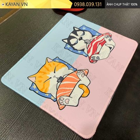 Lót chuột chống nước cỡ nhỏ 26x21cm dày 3mm S-102-26X21 (CUTE-64)