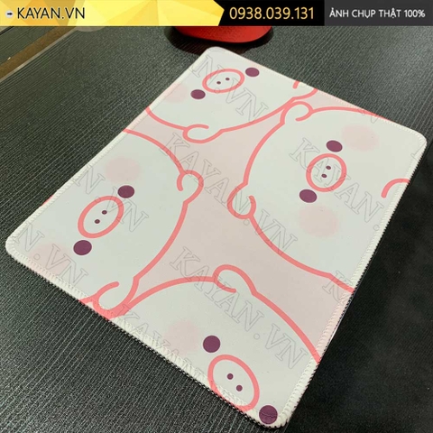 Lót chuột chống nước cỡ nhỏ 26x21cm dày 3mm S-101-26X21 (CUTE-66)
