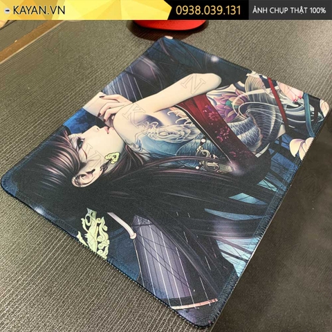 Lót chuột chống nước cỡ nhỏ 26x21cm dày 3mm S-106-26X21 (TATTOO-01)