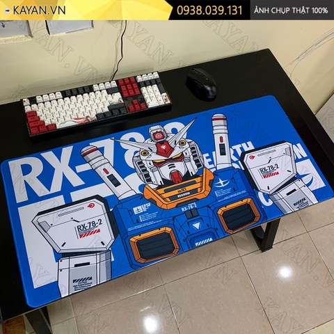 Lót chuột chống nước cỡ lớn 90x40cm dày 5MM GUNDAM-01-90X40-5MM