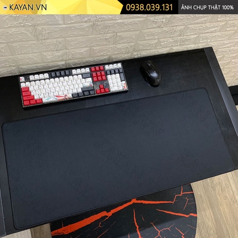 Lót chuột chống nước cỡ lớn 90x40cm dày 5MM BLACK-90X40-5MM