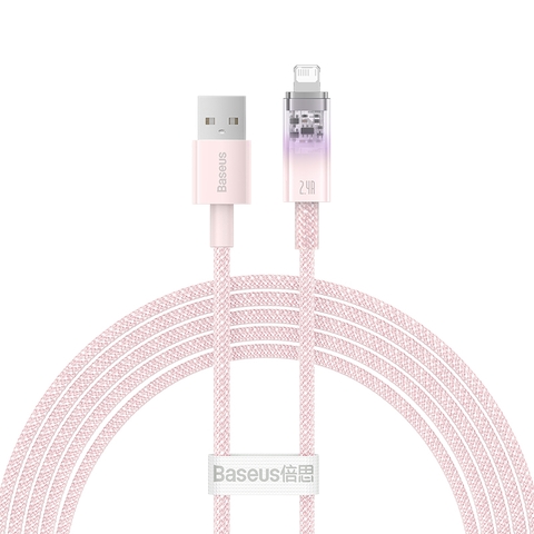 Cáp Sạc Nhanh USB to iP Baseus Explorer Series Fast Charging Cable with Smart Temperature Control