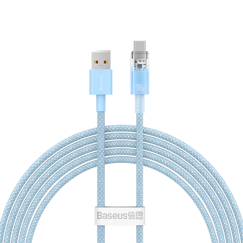 Cáp Sạc Nhanh USB to Type-C Baseus Explorer Series Fast Charging Cable with Smart Temperature Control USB to Type-C 100W