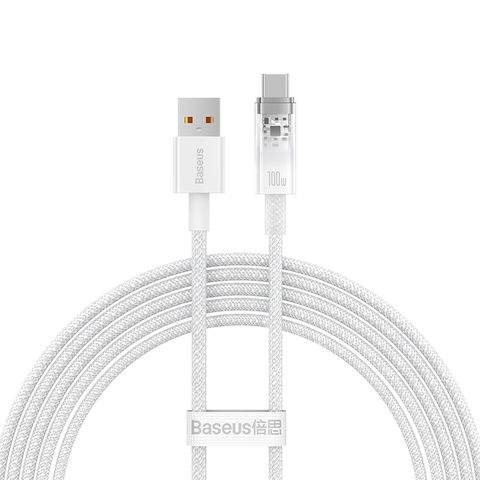 Cáp Sạc Nhanh USB to Type-C Baseus Explorer Series Fast Charging Cable with Smart Temperature Control USB to Type-C 100W