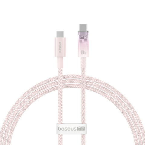 Cáp Sạc Nhanh Baseus Explorer Series Fast Charging Cable with Smart Temperature Control Type-C to Type-C 100W