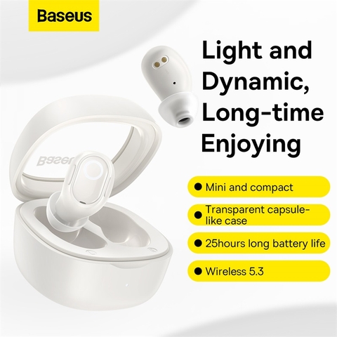 Tai Nghe Bluetooth Baseus Bowie WM02 True Wireless Earphones