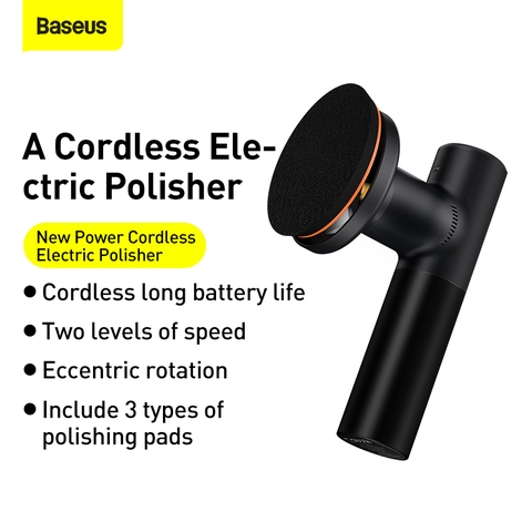 Máy đánh bóng cầm tay dùng cho xe hơi YOUPIN Baseus Wireless Polisher Portable Car Electric Polishing Machine Adjustable Speed Auto Waxing Tools