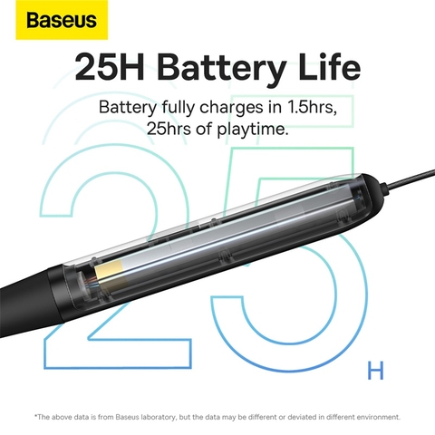 Tai Nghe Bluetooth Baseus Bowie P1x Dạng Vòng Cổ | Pin 25H, Chống Nước Thể Thao