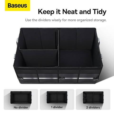 Túi Đựng Đồ Xếp Gọn Trên Xe Ô Tô Baseus OrganizeFun Series Car Storage Box 60L Cluster