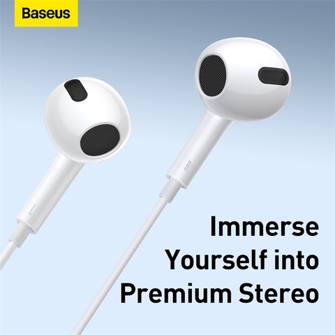 Tai Nghe Baseus Encok 3.5mm lateral in-ear Wired Earphone H17