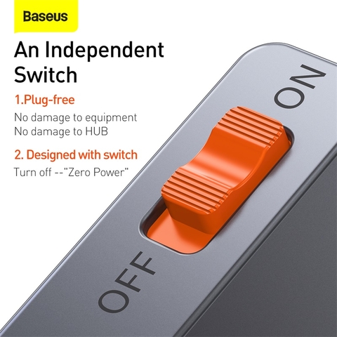 Hub chuyển đổi 6 in 1 Baseus Magic Multifunctional