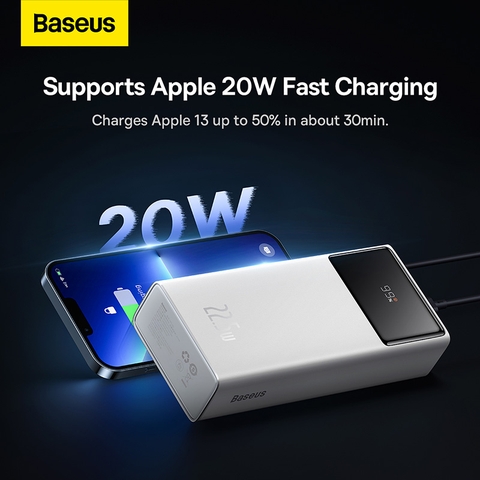 Pin Sạc Dự Phòng Baseus Star-Lord Digital Display Fast Charge Power Bank 20.000/30.000 mAh (Phiên bản quốc tế)