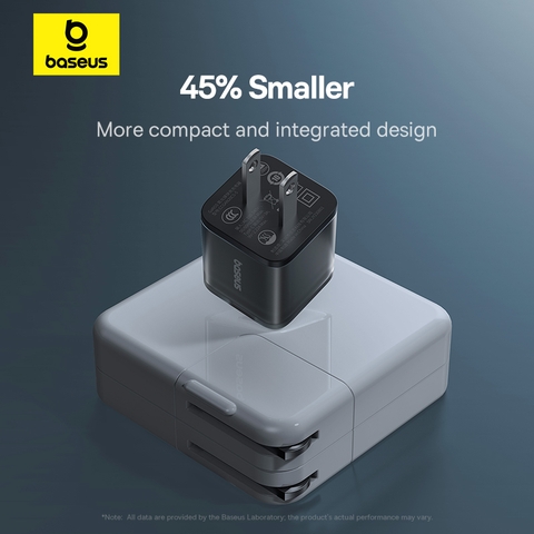 Cốc Sạc Nhanh Baseus GaN5S 20W 1 Cổng Type-C | Sạc Nhanh PD Cho iP, Nhỏ Gọn