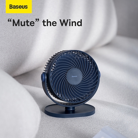 Quạt Sạc Để Bàn Di Động Baseus Serenity Desktop Fan 2000 mAh