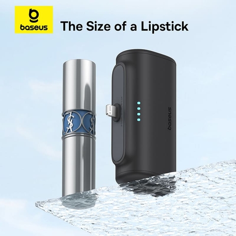 Sạc Dự Phòng Baseus 5000mAh 20W | Cắm Trực Tiếp Cổng Ln, Nhỏ Gọn, Sạc Nhanh PD