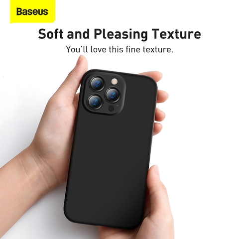 Ốp lưng chống bám bẩn cho iPhone 13 Series Baseus Liquid Silica Gel Protective Case (New Generation Silicone, Dirt Prevention Case)