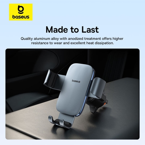 Đế Giữ Điện Thoại Ô Tô Baseus Metal Age 3 Gravity Car Mount (Gắn Khe Gió)