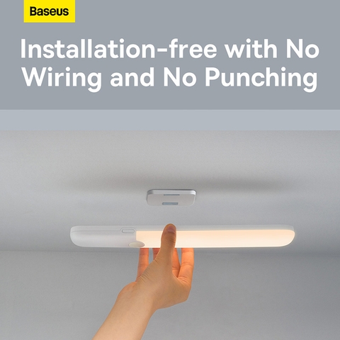Đèn Cảm Biến Chuyển Động Baseus Sunshine | Lắp Đặt Nam Châm, Sạc Type-C Tiện Lợi