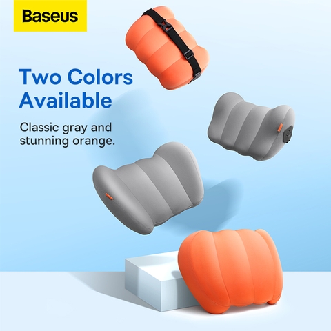 Gối Tựa Đầu/Lưng Ô Tô Baseus ComfortRide | Cao Su Non Giảm Mỏi, Vải Thoáng Khí
