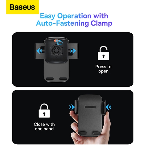 Đế Giữ Điện Thoại Trên Ô Tô Baseus Easy Control Pro Clamp Car Mount Holder