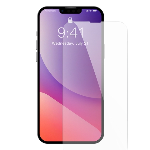 Cường Lực CW-YMS Baseus 0.3mm Full-glass Crystal Tempered Glass Film Cho iPhone 13/13 Pro Max (2pcs/pack+Pasting Artifact)
