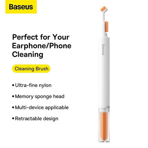 Dụng Cụ Làm Sạch Tai Nghe & Case Baseus Cleaning Brush White