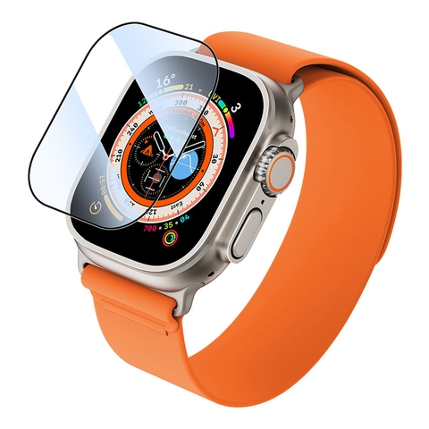 Kính Cường Lực Baseus Micro-Crystal Cho AppleWatch Ultra 49mm | Siêu Cứng Chống Va Đập