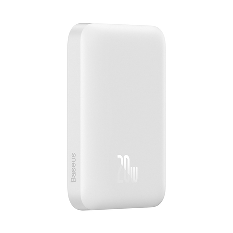 Pin Sạc Dự Phòng Không Dây OS-Baseus Magnetic Mini Wireless Fast Charge Power Bank 2022 (20W, Kèm dây C to C 30cm)