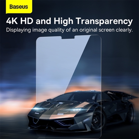Kính Cường Lực Baseus Full Màn Hình Cho Pad 10 | Siêu Trong 4K HD, Chống Va Đập & Trầy Xước