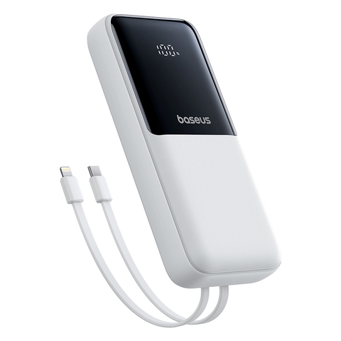 Sạc Dự Phòng Ultra-Fast Dual-Cable Power Bank with Digital Display 22.5W