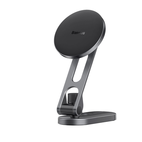 Đế Giữ Điện Thoại Ôtô Baseus T-Space Series Folding Metal Car Mount Magnetic Phone Holder Frost Silver