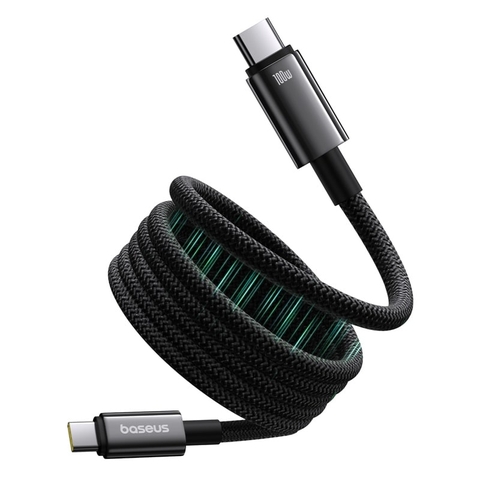 Cáp Sạc Nhanh Baseus Tungsten Gold Magnetic Charging Cable Type-C to Type-C 100W