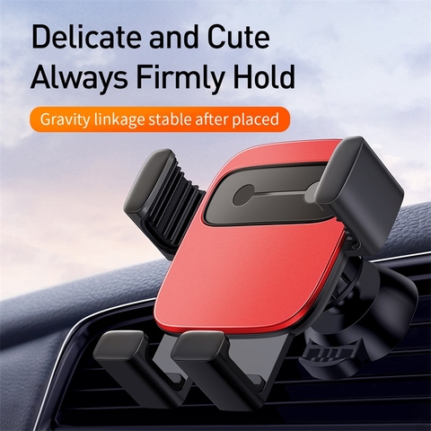 Bộ đế giữ điện thoại trên xe hơi Baseus Cube Gravity Vehicle-Mounted Holder (Air Vent, Navigation Car Mount)