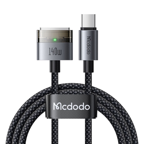 Cáp Sạc Mcdodo Luma 140W Type-C to Magsafe3 | Cổng Sạc Từ Tính Cho Mac, Có Đèn LED Báo