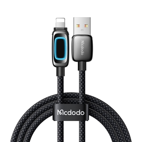 Dây Sạc Mcdodo Vision Sci-Fi USB to Ln 3A | Hiệu Ứng LED 3D, Đầu Hợp Kim Kẽm