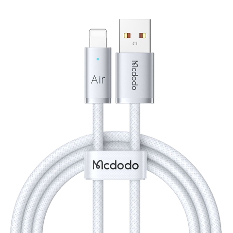 Cáp Sạc Nhanh Mcdodo Luma Slim Cable USB to Ln 3A | Dây Dù Siêu Bền, Có Đèn LED