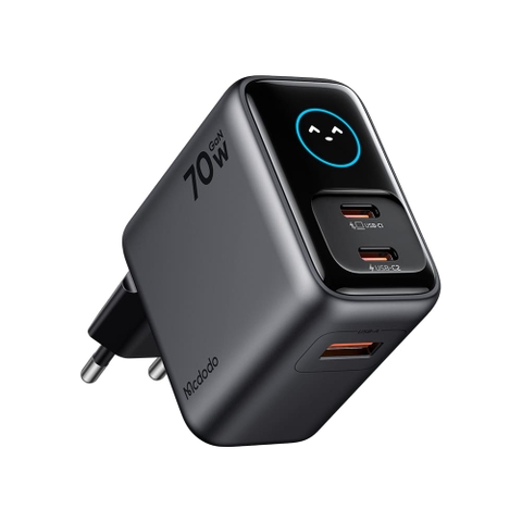 Cốc Sạc Nhanh Mcdodo Gana Ultra 70W | Màn Hình Emoji Sinh Động, 3 Cổng Sạc, Hỗ Trợ SFC 3.0
