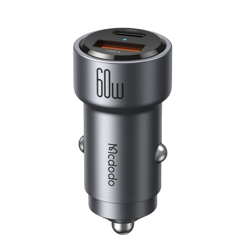 Tẩu Sạc Nhanh Ô Tô Mcdodo NeoEco 60W | 2 Cổng (Type-C & USB), Hỗ Trợ Sạc Nhanh SFC 2.0 45W, Nhỏ Gọn