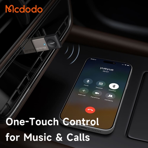 USB Bluetooth Cho Ô Tô Mcdodo Port Go | Biến Loa Thường Thành Loa Bluetooth, Đàm Thoại Rảnh Tay