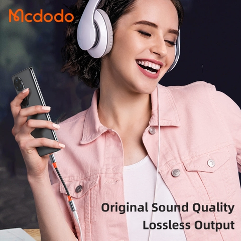 Đầu Chuyển Audio Mcdodo Type-C to 3.5mm | Tích Hợp Chip DAC, Âm Thanh Lossless, Full Chức Năng