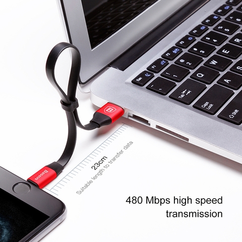 Cáp Sạc Baseus USB to Ln | Chuyên Dùng Sạc Dự Phòng, Sạc Nhanh 2A, Ngắn 23cm