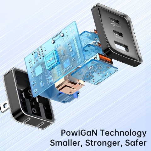 Cốc Sạc Nhanh Mcdodo Dichromatic  67W GaN 5 | 3 Cổng (2 Type-C, 1 USB), Sạc Laptop & Điện Thoại