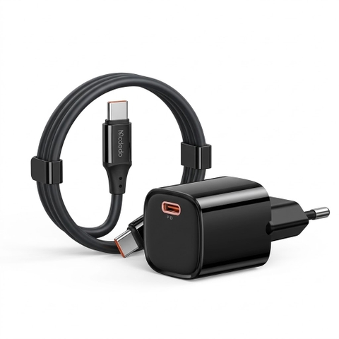 Bộ Sạc Nhanh Mcdodo Nano 20W PD | Kèm Cáp Sạc Nhanh, Củ Sạc Siêu Nhỏ