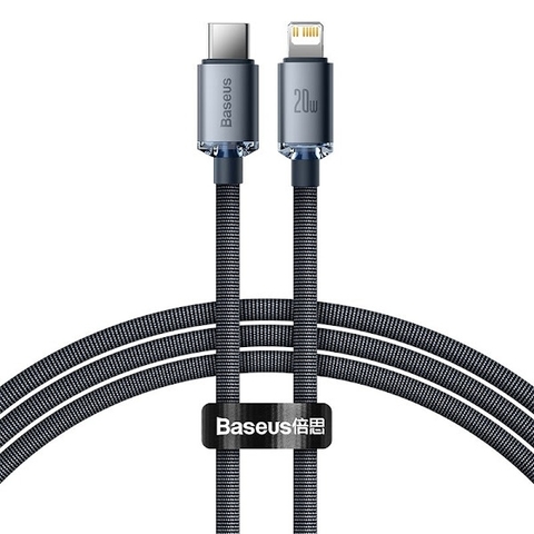 Cáp sạc nhanh, truyền dữ liệu tốc độ cao siêu bền Type C to Lightning Baseus Crystal Shine Series Fast Charging Data Cable