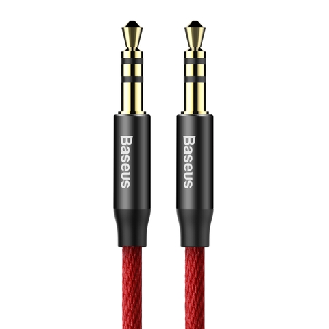 Dây cáp âm thanh chất lượng cao AUX Audio 3.5 Baseus M30 (Aux Cable 3.5mm Jack Male to Male)