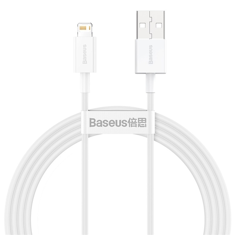 Cáp sạc lightning Baseus Superior Series Fast Charging Data Cable cho iPhone/ iPad (2.4A, 480Mbps, Fast charge, ABS/ TPE Cable)