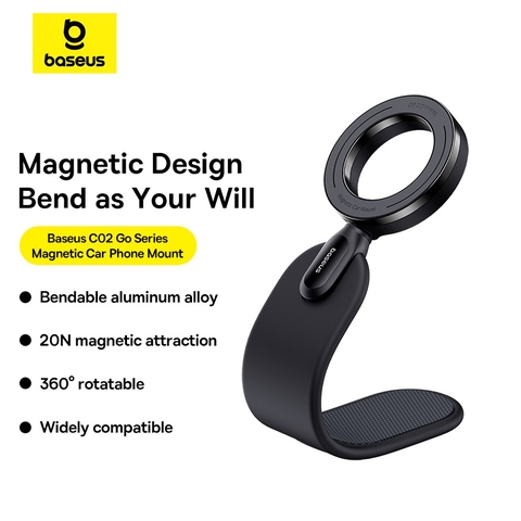 Đế Giữ Điện Thoại Nam Châm Trên Ôtô Baseus C02 Go Series Magnetic Car Phone Mount