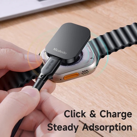 Đế Sạc Mcdodo Cho AppleWatch | Sạc Từ Tính Nhỏ Gọn, Thiết Kế Trong Suốt & Cổng Type-C